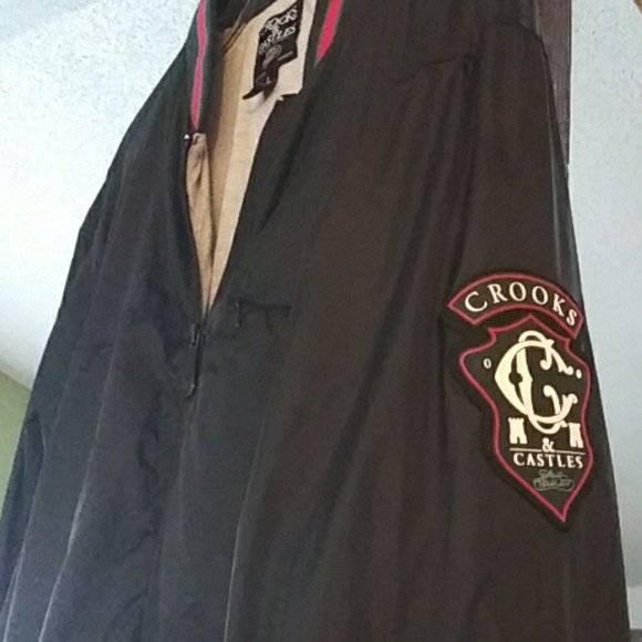 Official Crooks & Castles Wind Jacket Mens Large - Picture 2 of 8